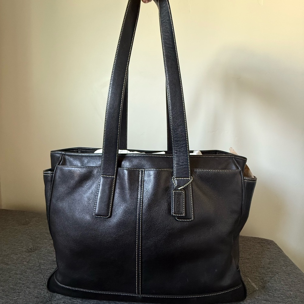 Coach Vintage Hampton Leather Tote Bag